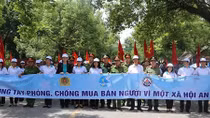 Sôi nổi lễ mít tinh hưởng ứng Ngày toàn dân phòng, chống mua bán người 