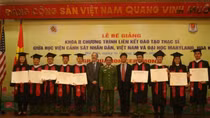 Bế giảng Chương trình liên kết đào tạo thạc sỹ giữa Học viện CSND và Đại học Maryland - Hoa Kỳ