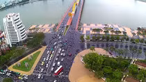 Phân luồng giao thông đảm bảo an toàn tại Lễ hội Pháo hoa quốc tế Đà Nẵng 2018
