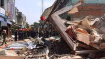 1 người chết, 3 người bị thương trong vụ sập căn nhà 3 tầng