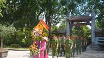 Hệ Văn phòng Cơ quan CSĐT dâng hương tưởng niệm Chủ tịch Hồ Chí Minh