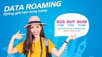 Thuê bao Vinaphone dùng 3G/4G không giới hạn dung lượng khi chuyển vùng quốc tế