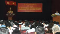 Quán triệt Nghị quyết Đại hội XII của Đảng cán bộ lãnh đạo khối báo chí, xuất bản