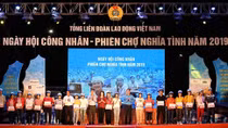 Hơn 2 nghìn người tham gia “Ngày hội công nhân – Phiên chợ nghĩa tình”