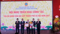 TAND TP Hà Nội đón nhận Huân chương Độc lập hạng Nhì
