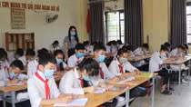 Học sinh Hà Tĩnh kết thúc thi học kỳ trước 8/5, 15 trường tạm nghỉ học từ 6/5