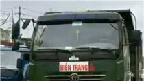 Thông tin về vụ việc lái xe tải đâm hỏng xe của CSGT-TT