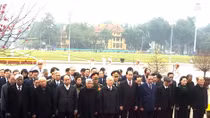 Lãnh đạo Đảng, Nhà nước viếng Chủ tịch Hồ Chí Minh
