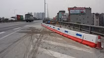 Nắn tuyến trên đường vành đai 3 sau vụ “xe 7 chỗ lao xuống cầu Thanh Trì”