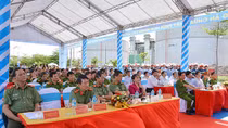 Diễn tập phương án chữa cháy tại Công ty Nhiệt điện Phú Mỹ
