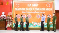Ra mắt Trang Thông tin điện tử Công an Nghệ An
