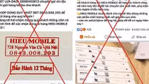 Fanpage bán hàng online "Hieu Mobile" bị tố lừa đảo