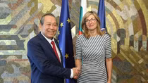 Phó Thủ tướng Trương Hòa Bình làm việc với Phó Thủ tướng - Bộ trưởng Ngoại giao Bulgaria