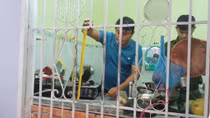 Ngủ trên lầu, chủ cửa hàng thức ăn gia súc bị trộm đột nhập