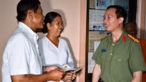 Giám đốc Công an Trà Vinh kiểm tra công tác cấp CCCD cơ sở