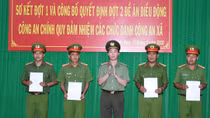 Trà Vinh tiếp tục điều động 212 Công an chính quy về xã