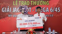 Người trúng Vietlott 82 tỷ nhận giải tại Cần Thơ