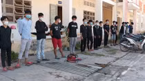Ngăn chặn 20 thanh thiếu niên dùng hung khí chuẩn bị hỗn chiến