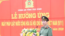 Công an tỉnh Trà Vinh hưởng ứng Ngày pháp luật 