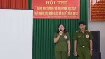 Công an TP Trà Vinh tổ chức hội thi “Học tập, thực hiện Sáu điều Bác Hồ dạy”