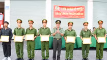 Công an Trà Vinh tổ chức liên hoan võ thuật tuổi trẻ