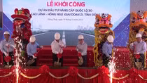 Đồng Tháp khởi công dự án nâng cấp quốc lộ 30