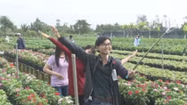 Hàng ngàn du khách đổ về làng hoa Sa Đéc