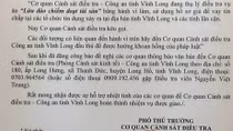 Công an Vĩnh Long kêu gọi các đối tượng làm giả hồ sơ vay tín dụng ra đầu thú
