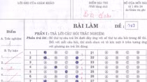 Xử lý trách nhiệm lãnh đạo vì giáo viên nâng điểm 165 bài thi học kì
