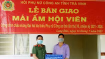 Hội Phụ nữ Công an tỉnh Trà Vinh bàn giao mái ấm hội viên