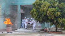 Kịp thời khống chế đám cháy tại Bệnh viện Cầu Kè - Trà Vinh
