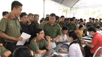 Hơn 300 cán bộ chiến sĩ Công an tham gia hiến máu tình nguyện
