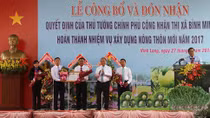 Thị xã Bình Minh được công nhận hoàn thành nhiệm vụ xây dựng nông thôn mới