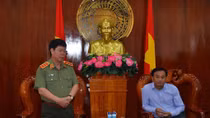 Lãnh đạo Bộ Công an làm việc tại Công an Đồng Tháp