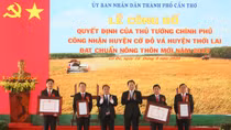 Huyện Thới Lai và Cờ Đỏ đạt chuẩn nông thôn mới