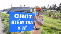 Công an Trà Vinh triển khai 4 chốt y tế chống dịch COVID-19