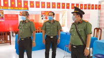 Công an Trà Vinh bảo vệ tuyệt đối an ninh, an toàn Ngày bầu cử