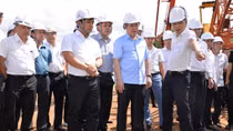 Phó Thủ tướng Vương Đình Huệ kiểm tra tiến độ dự án cao tốc Trung Lương - Mỹ Thuận 
