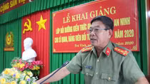 Công an Trà Vinh khai giảng lớp bồi dưỡng kiến thức quốc phòng – an ninh