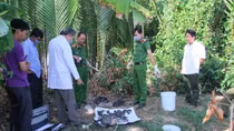 Phát hiện bộ xương người dưới ao tôm