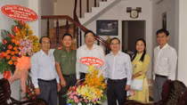 Thành uỷ Cần Thơ, Tỉnh uỷ Trà Vinh và Công an các đơn vị chúc mừng Báo CAND
