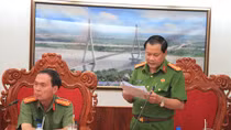 Đoàn kiểm tra của TW làm việc với Đảng bộ Công an TP Cần Thơ