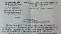 Kiểm tra, rà soát việc bổ nhiệm phó hiệu trưởng Trường Cao đẳng Cần Thơ