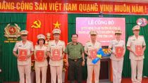 Thành lập Cơ quan Ủy ban Kiểm tra Đảng ủy Công an tỉnh Vĩnh Long