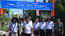Công an Trà Vinh khánh thành cầu giao thông nông thôn