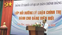 Cần Thơ khai giảng lớp bồi dưỡng chính trị dành cho đảng viên mới