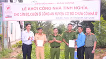 Công ty Vũ Linh hỗ trợ xây dựng 2 căn nhà tình nghĩa cho CBCS Công an