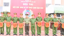  Công an TP Cần Thơ tổ chức hội thi Điều lệnh, Quân sự, Võ thuật CAND