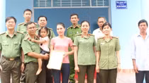 Công an Trà Vinh trao tặng 4 căn nhà nghĩa tình đồng đội