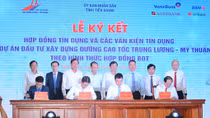 Các ngân hàng rót gần 7.000 tỉ đồng cho dự án cao tốc Trung Lương - Mỹ Thuận